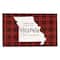 There's No Place Like Missouri for the Holidays Doormat